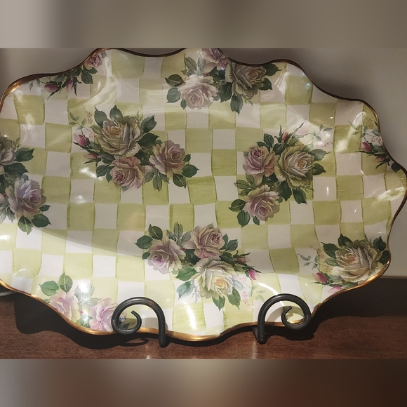 Mackenzie Childs Sweet Pea Honeymoon Platter - Picture 3 of 3